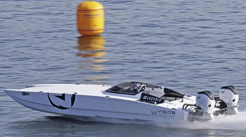 Electric boat world speed record - 100 mph speedboat races