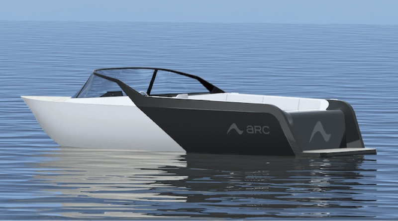 350 kW electric boat - artist impression