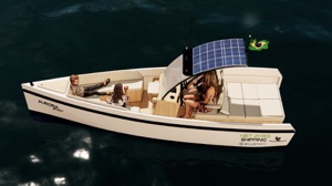 Aurora Sport - winner of Gussies Electric Boat Awards