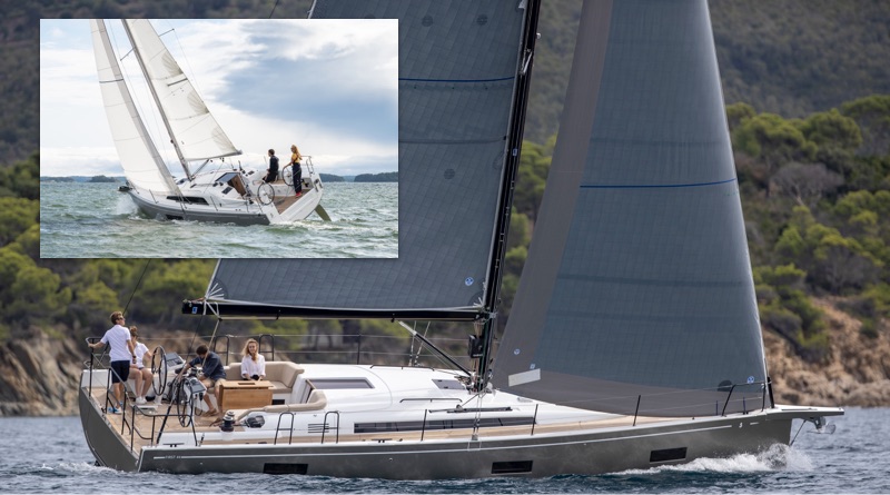 Beneteau Torqeedo sailboats in photo - the First 44 and Oceanis 30.1