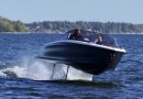 Swedish electric hydrofoil boat starting to fly!