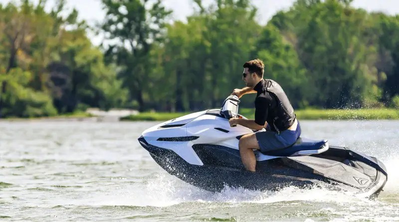 electric jetski maker shows off Orca watercraft speeding across water