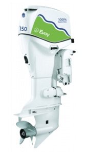 most powerful electric outboard in the world - the Evoy 150