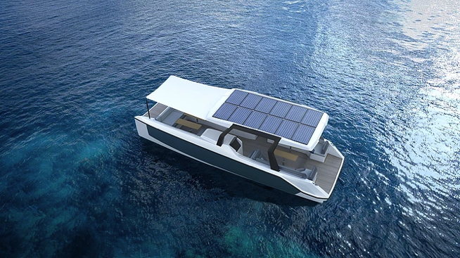 Electric boat from Gloss Yachts