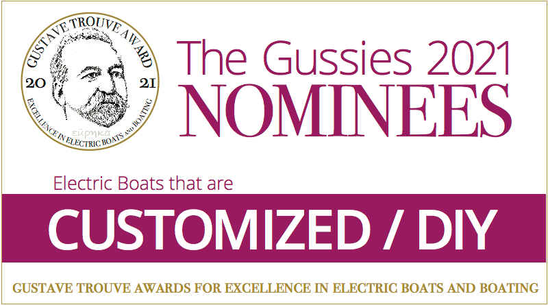 Words: Electric boat awards nominees: Customized / DIY Electric Boats