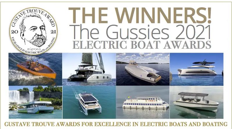 8 electric boat awards winners - a collage