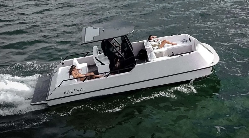 Halevai electric trimaran