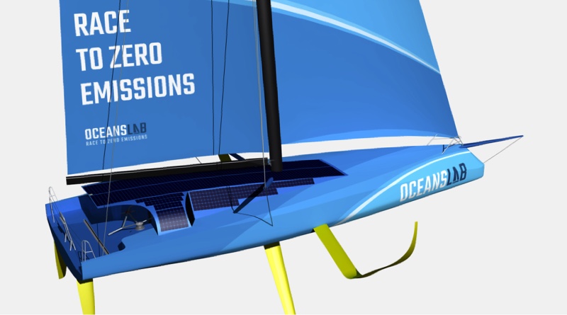 hydrogen racing yacht artists impression