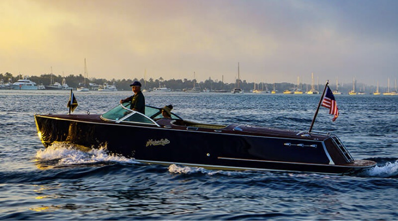 Hacker-Craft boat with Ingenity electric drive