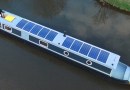 Solar electric narrowboat has 2kW of panels