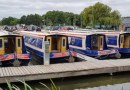 First electric narrowboat show launching in England