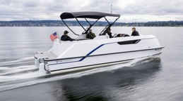 Pure Pontoon electric boat