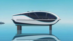 The Seabubble hydrogen hydrofoil water taxi