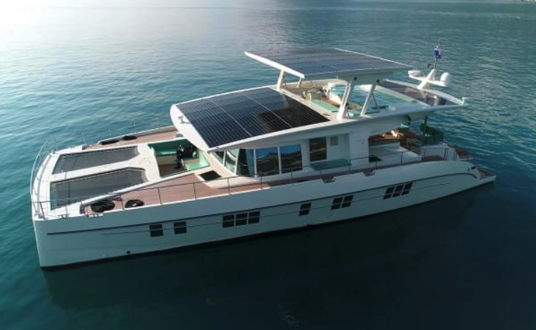 Serenity Yachts solar catamaran