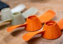 Torqeedo orange propellers ‘going green’ with recycled ocean plastics.