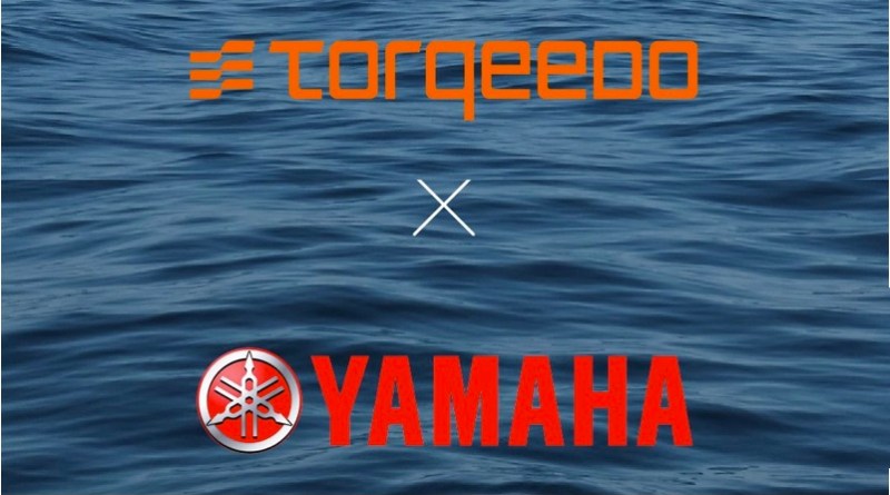 Torqeedo X Yamaha - logos on a background of water