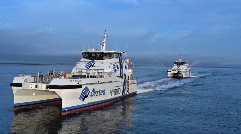 Volvo Penta and Danfoss teamed up on this hybrid crew vessel for windfarms