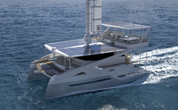 Zen Yachts solar electric catamaran